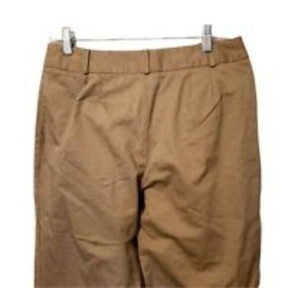 Van Heusen Womens Size 8 Tan Solid Capri Khaki Pants - Picture 3 of 10